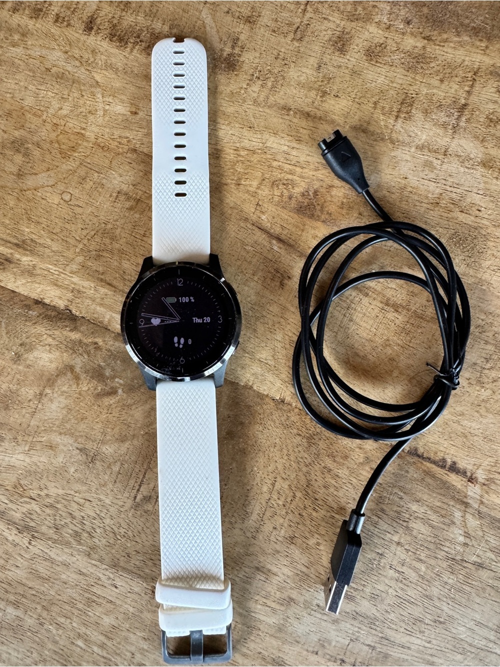 Garmin Vivoactive 4 with USB Charging Cable